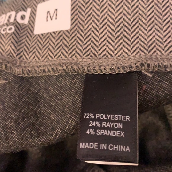 EUC Betabrand Straight Leg Gray Herringbone Pants SZ Medium - Picture 8 of 8